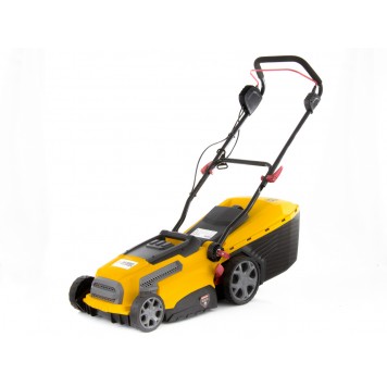 96606 | Газонокосилка электрическая GC-1500, 1500 Вт, ширина скашивания 36 см, 6 уровней высоты скашивания, пластиковый травосборник, 40 л, DENZEL-0