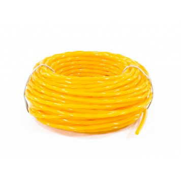 96177 | Леска для триммера квадратная, витая, 3 мм х 10 м, DENZEL-0