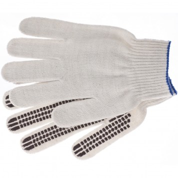 67778 | Перчатки трикотажные, ПВХ гель "Протектор", оверлок, СИБРТЕХ-1