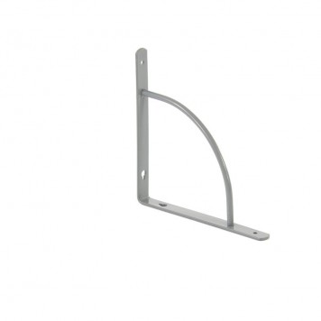 94058 | Кронштейн арочный, выгнутый, 200 х 200 х 20 мм, серый, СИБРТЕХ-0