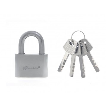 91802 | Замок навесной, хромированное покрытие 60 мм, MATRIX-0