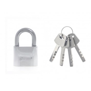 91800 | Замок навесной, хромированное покрытие 40 мм, MATRIX-0