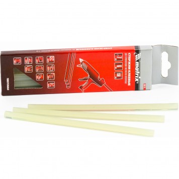 930710 | Стержни клеевые, прозрачные, 7 х 150 мм, в упаковке 6 шт, MATRIX-0