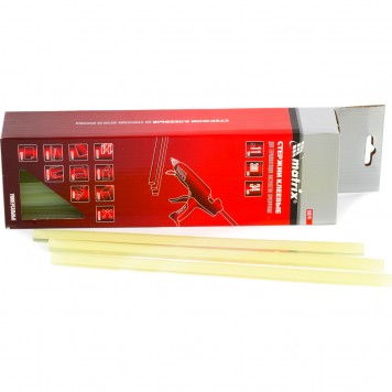 930742 | Стержни клеевые, 11 мм, L-300 мм, 1 кг, белый, MATRIX-0