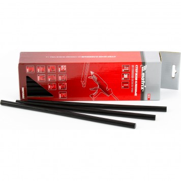 930744 | Стержни клеевые, 11 мм, L-300 мм, 1 кг, черный, MATRIX-0