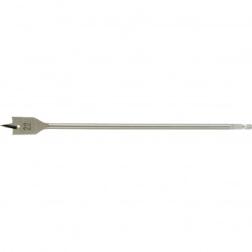 704022 | Сверло по дереву перовое удлиненное, 22 х 300 мм, шестигранный хвостовик, MATRIX-0