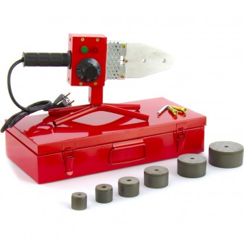 94214 | Аппарат для сварки пластиковых труб К W 800, 800 Вт, 300 °C, 20-25-32-40-50-63 мм, металлический кейс, KRONWERK-0