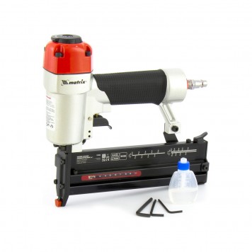 57426 | Нейлер-степлер пневматический 2 в 1, гвозди 18GA длина 10-50 мм, скобы 18GA длина 13-40 мм, MATRIX-0