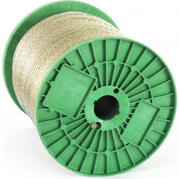 47640 | Трос металлополимерный прозрачный толщина 6,0 мм, катушка 150 метров, СИБРТЕХ ПР-6.0-0