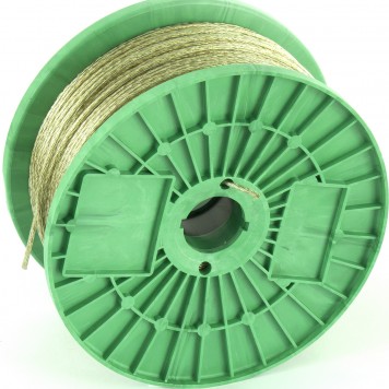 47628 | Трос металлополимерный прозрачный толщина 3,0 мм, катушка 200 метров, СИБРТЕХ ПР-3.0-0