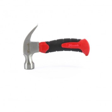 10444 | Молоток-гвоздодер мини, фибергласовая двухкомпонентная рукоятка, 250 г, MATRIX-0