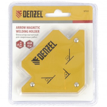 97551 | Фиксатор магнитный для сварочных работ, усилие 25 Lb, DENZEL-1