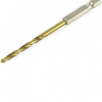 717382 | Сверло по металлу, 3,8 мм, HSS, нитридтитановое покрытие, шестигранный хвостовик, MATRIX-1