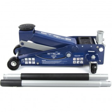 51133 | Домкрат гидравлический подкатной, быстрый подъем, 3 т, Quick, 130-465 мм, профессиональный, STELS-0