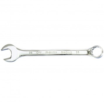 15170 | Ключ комбинированный, 25 мм, CrV, полированный хром, MATRIX-0