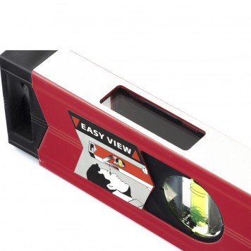 34704 | Уровень алюминиевый магнитный, 400 мм, фрезерованный, 3 глазка (1 зеркальный), усиленный, MATRIX-1