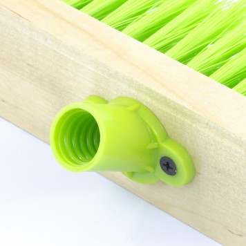 84626 | Щетка деревянная для пола, 400 мм, пятирядная, тулейка с резьбой под углом, без черенка, СИБРТЕХ-2