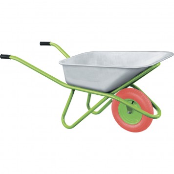 68968 | Тачка садово-строительная с PU колесом, грузоподъемность 180 кг, объем 90 л, СИБРТЕХ-0