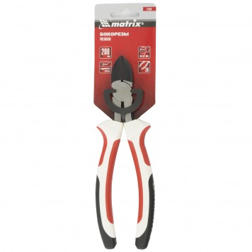 17534 | Бокорезы 200 мм, трехкомпонентные рукоятки, MATRIX PREMIUM-2