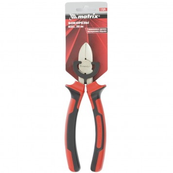 17524 | Бокорезы 200 мм, никелированные, двухкомпонентные рукоятки, MATRIX NICKEL-3