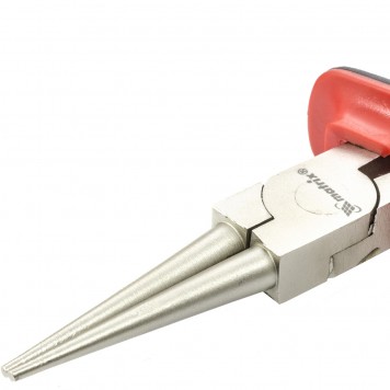 17355 | Круглогубцы 160 мм, никелированные, двухкомпонентные рукоятки, MATRIX-1