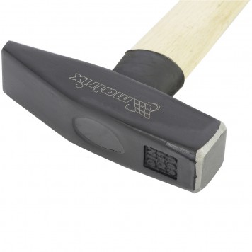 10233 | Молоток слесарный, 600 г, квадратный боек, деревянная рукоятка, MATRIX-1