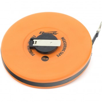 312235 | Рулетка геодезическая, 30 м х 12,5 мм, лента ПВХ, закрытый круглый корпус, SPARTA-0