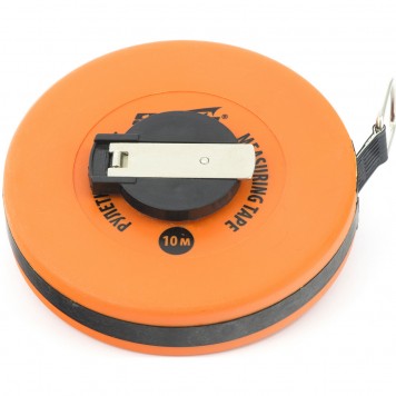 312115 | Рулетка геодезическая, 10 м х 12,5 мм, лента ПВХ, закрытый круглый корпус, SPARTA-0