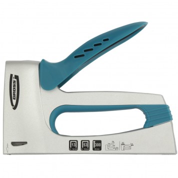 41001 | Степлер мебельный, алюминиевый корпус, тип скобы: 13, 53, 300, 6-10 мм, GROSS-0