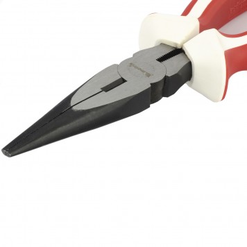 17187 | Длинногубцы прямые, 200 мм, трехкомпонентные рукоятки, MATRIX PREMIUM-1