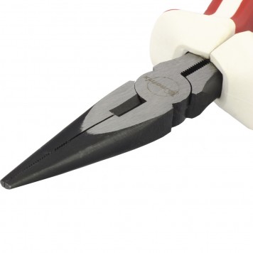 17185 | Длинногубцы прямые, 160 мм, трехкомпонентные рукоятки, MATRIX PREMIUM-1