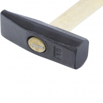 10301 | Молоток слесарный, 1000 г, квадратный боек, деревянная рукоятка Россия, РОССИЯ-1