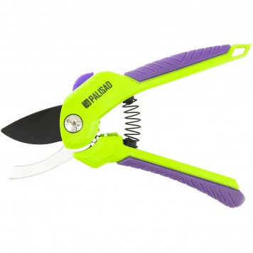 60532 | Секатор прямого реза 210 мм, шестеренный привод, двухкомпонентные рукоятки, PALISAD-1