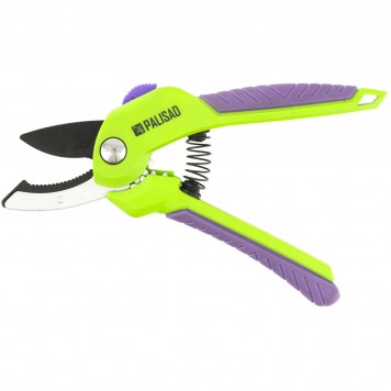 60531 | Секатор с наковальней 210 мм, шестеренный привод, двухкомпонентные рукоятки, PALISAD-1