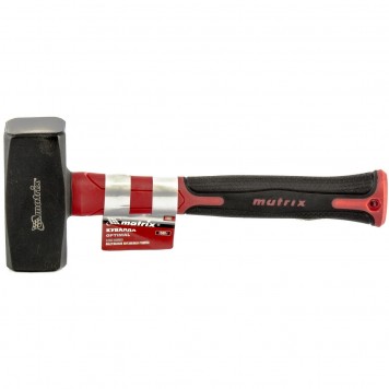 10952 | Кувалда 1500 г, фибергласовая обрезиненная рукоятка, MATRIX OPTIMAL-0