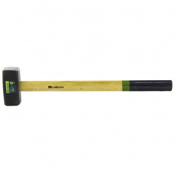 10932 | Кувалда, 5000 г, кованая головка, деревянная рукоятка, СИБРТЕХ-0