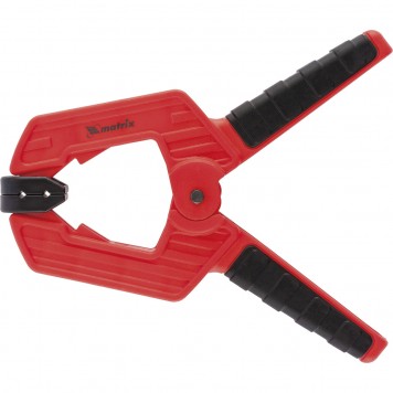20794 | Струбцина клещеобразная 4, усиленная, пластиковый корпус, двухкомпонентные рукоятки, 100 мм, MATRIX-0