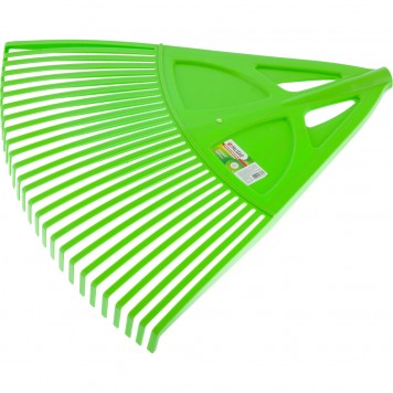 61709 | Грабли веерные пластиковые, 27 зубьев, зеленые, PALISAD-0