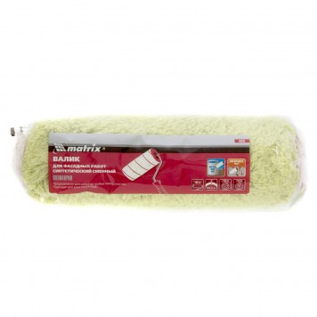 80896 | Валик сменный, для фасадных работ, синтетический, 180 мм, ворс 18 мм, D 40 мм, D ручки 6 мм, полиакрил, MATRIX-2