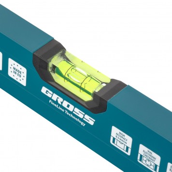 33901 | Уровень алюминиевый, 600 мм, 2 глазка, HanD Werker, GROSS-1