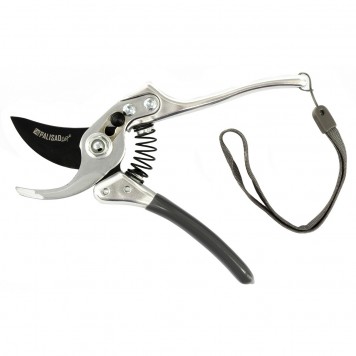 60501 | Секатор прямого реза усиленный 210 мм, металлические рукоятки, PALISAD LUXE-1