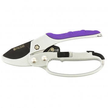 60560 | Секатор 200 мм с храповым механизмом, обрезиненные рукоятки, PALISAD-0
