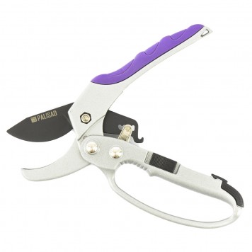 60560 | Секатор 200 мм с храповым механизмом, обрезиненные рукоятки, PALISAD-1