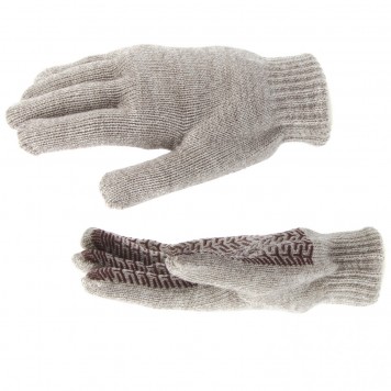 68631 | Перчатка двойная полушерстяная, ПВХ покрытие, "Трактор", 123 г, СИБРТЕХ-0