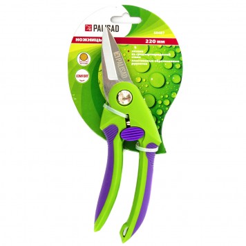 60487 | Секатор цветочный, пластиковые рукоятки, PALISAD-2