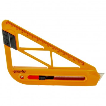 789195 | Нож, 18 мм, выдвижное лезвие, для резки обоев, линейка, SPARTA-0