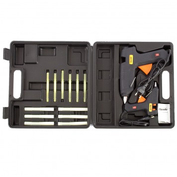 93038 | Набор клеевых пистолетов в кейсе, 7/11 мм, 20/100 Вт, 3/8 г/мин, выключатель, SPARTA-3