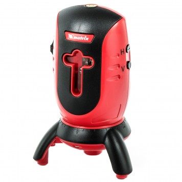 35065 | Уровень лазерный ML01T, дальность 10 м, точность ± 0,5 мм. / 1 м, длина волны 650 нм, проекция 1 вертикальная 1 горизонтальная плоскость, резьба под штатив 5/8", MATRIX-0