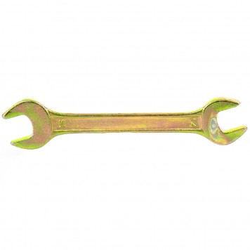 14308 | Ключ рожковый, 14 х 15 мм, желтый цинк, СИБРТЕХ-0
