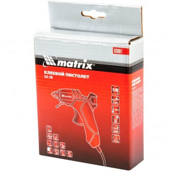 93001 | Клеевой пистолет, 7 мм, 15 (40) Вт, 5 г/мин, MATRIX-2